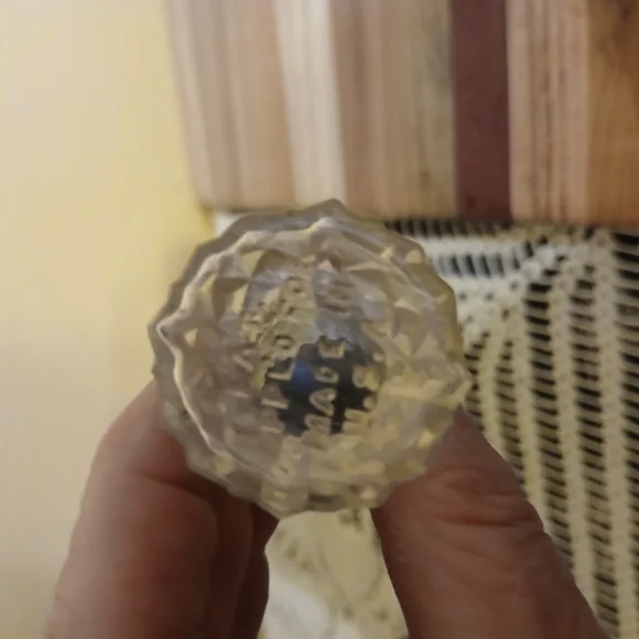 Vintage Glass Salt and Pepper Shakers - Picture 3 of 3